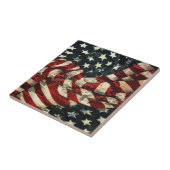 Shirleyテイラー著アメリカの旗カムフラージュ タイル (側面)