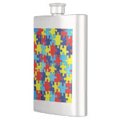 Shirleyテイラー著自閉症の認識度パズル フラスク (左)