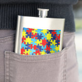 Shirleyテイラー著自閉症の認識度パズル フラスク (インサイチュ)