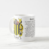 Shirley、歴史、意味および頂上のマグ コーヒーマグカップ (正面左)