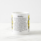 Shirley、歴史、意味および頂上のマグ コーヒーマグカップ (中央)