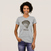 Shirley Chisholm 1972年「ボス」 Tシャツ (正面フル)