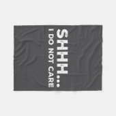 Shirley Chisholm Quote If They Don't Give You A Se フリースブランケット (正面(横))