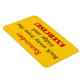 Shirley Taylorによるエクササイズへのリマインダー マグネット (右側)