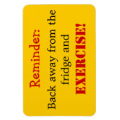 Shirley Taylorによるエクササイズへのリマインダー マグネット (縦)