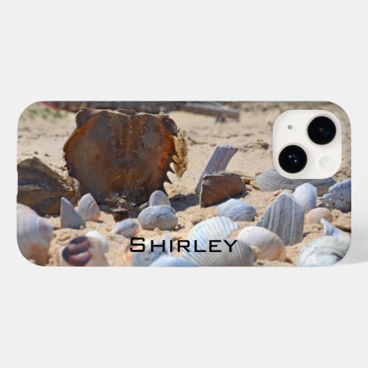 Shirley Taylorによるビーチの貝殻 Case-Mate iPhoneケース (裏面 (横))