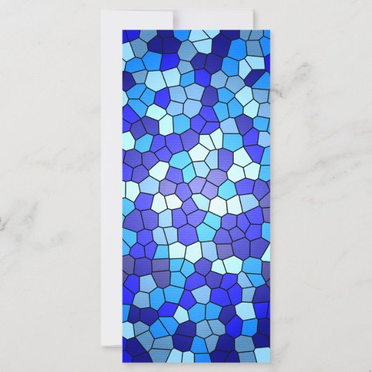 Shirley Taylorによるブルーステンドグラスの色合い (裏面)