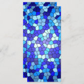 Shirley Taylorによるブルーステンドグラスの色合い (正面/裏面)