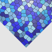 Shirley Taylorによるブルーステンドグラスの色合い 薄葉紙 (詳細)