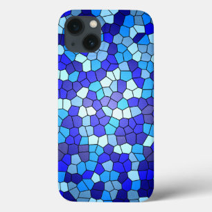 Shirley Taylorによるブルーステンドグラスの色合い iPhone 13ケース