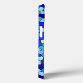 Shirley Taylorによるブルーステンドグラスの色合い Case-Mate iPhoneケース (裏面 / 右)