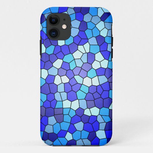Shirley Taylorによるブルーステンドグラスの色合い Case-Mate iPhoneケース (裏面)