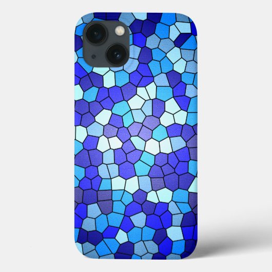 Shirley Taylorによるブルーステンドグラスの色合い Case-Mate iPhoneケース (裏面)