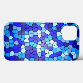Shirley Taylorによるブルーステンドグラスの色合い Case-Mate iPhoneケース (裏面 (横))