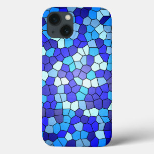 Shirley Taylorによるブルーステンドグラスの色合い iPhone 13ケース