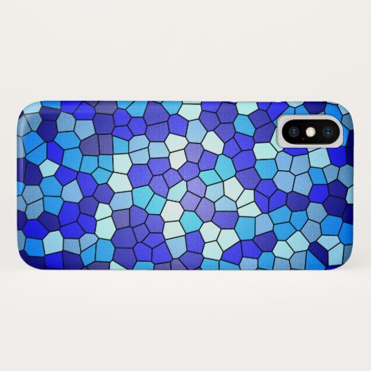 Shirley Taylorによるブルーステンドグラスの色合い Case-Mate iPhoneケース (裏面(横))