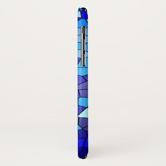 Shirley Taylorによるブルーステンドグラスの色合い Case-Mate iPhoneケース (裏面/左)