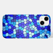 Shirley Taylorによるブルーステンドグラスの色合い Case-Mate iPhoneケース (裏面 (横))