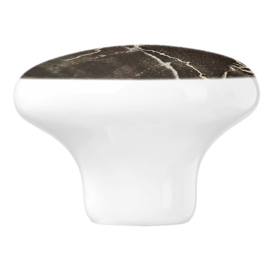 Shirley Taylorによる抽象芸術表現主義 セラミックノブ (側面)