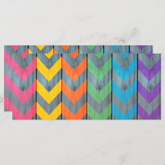 Shirley Taylorによる木目テクスチャ上のシェブロン模様 (正面/裏面)