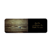 Shirley Taylorによる木目テクスチャ ラベル (正面)