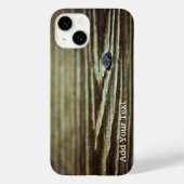 Shirley Taylorによる木目テクスチャ Case-Mate iPhoneケース (裏面)