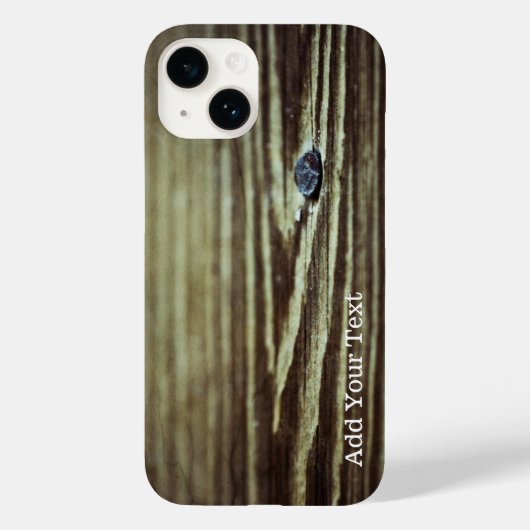 Shirley Taylorによる木目テクスチャ Case-Mate iPhoneケース (裏面)