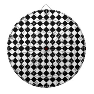 Shirley Taylorによる白黒ダイヤモンドパターン ダーツボード