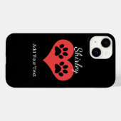 Shirley Taylorによる私のハートのポープリント Case-Mate iPhoneケース (裏面 (横))