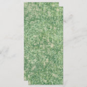 Shirley Taylorによる緑のテクスチャ付き背景 (正面/裏面)