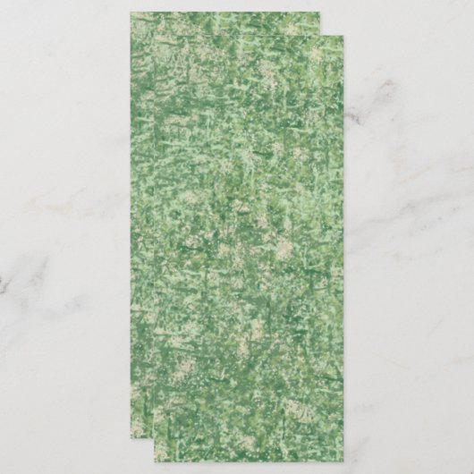 Shirley Taylorによる緑のテクスチャ付き背景 (正面/裏面)