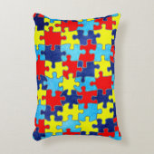 Shirley Taylorの自閉症認識パズル アクセントクッション (正面(垂直))