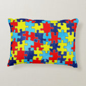 Shirley Taylorの自閉症認識パズル アクセントクッション (裏面)