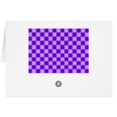 ShirleyTaylorによる紫色のコンビネーションチェッカーボード (裏面横)
