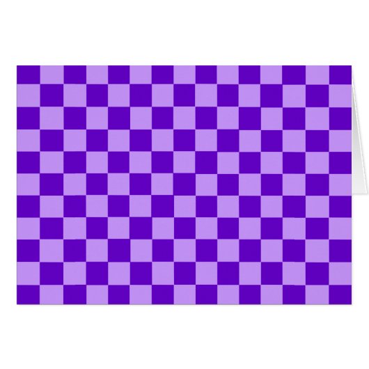 ShirleyTaylorによる紫色のコンビネーションチェッカーボード (正面横)