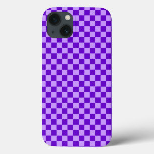 ShirleyTaylorによる紫色のコンビネーションチェッカーボード iPhone 13ケース