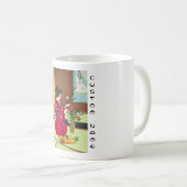 Shiroによって笠松町Ikebana日本は女性場面が開花します コーヒーマグカップ (正面右)