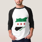 shirt – 無料シリア地図 tシャツ (正面)