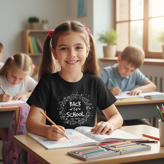 Shirt back to school est 20XX Tシャツ