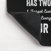 Shirt Fear Meanings Forget Face Everything マウスパッド (コーナー)