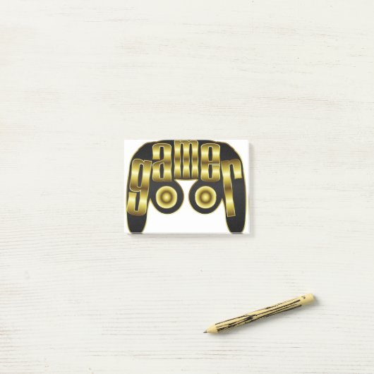 shirt-GAMER-02a ポストイット (デスク上)