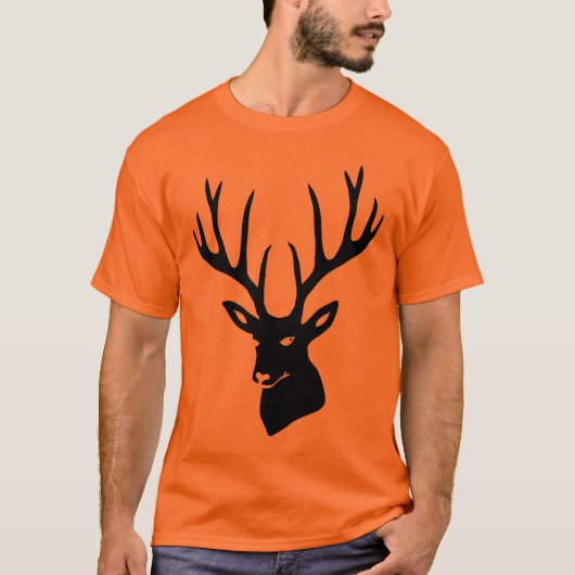 shirt hirsch geweih hirschgeweih stag party tシャツ (正面)