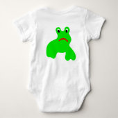 Shirt mit Frosch ベビーボディスーツ (裏面)