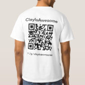Shirt of Clayness Tシャツ (裏面)
