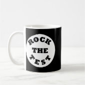 Shirt Rock The Test Men Women School コーヒーマグカップ (左)