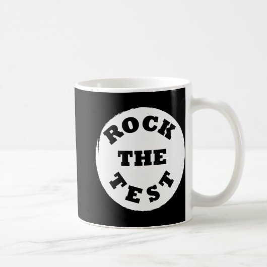 Shirt Rock The Test Men Women School コーヒーマグカップ (右)