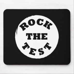 Shirt Rock The Test Men Women School マウスパッド
