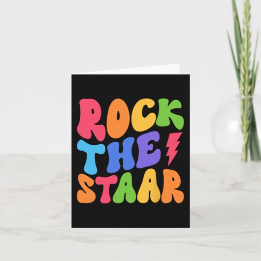 Shirt Test Day Rock The Staar Test Squad 1 カード (正面)