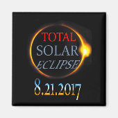 Shirt Total Solar Eclipse 2017 マグネット (正面)