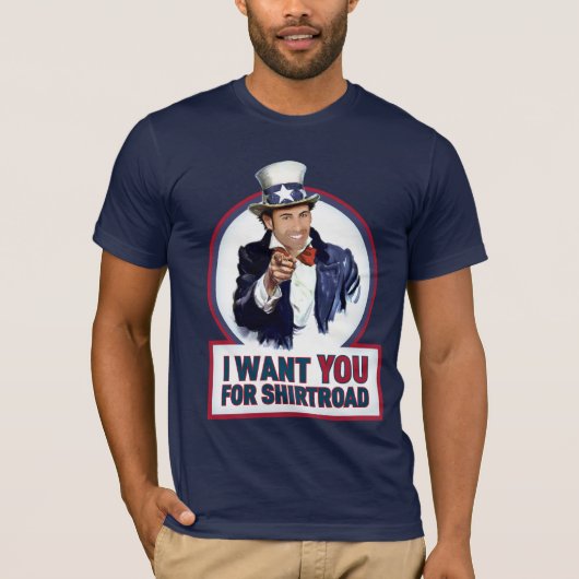 ShirtRoadはほしいと思います! Tシャツ (正面)